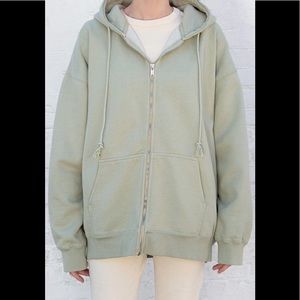 Brandy Melville mint green Christy hoodie